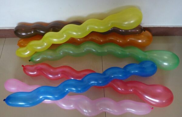 Globos de rosca en espiral,1.5g