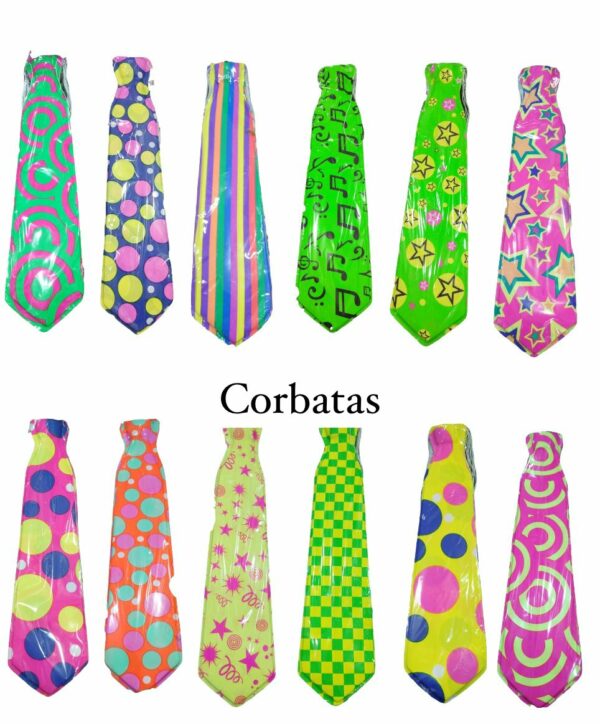 Corbatas Bombín con Estampado x12u