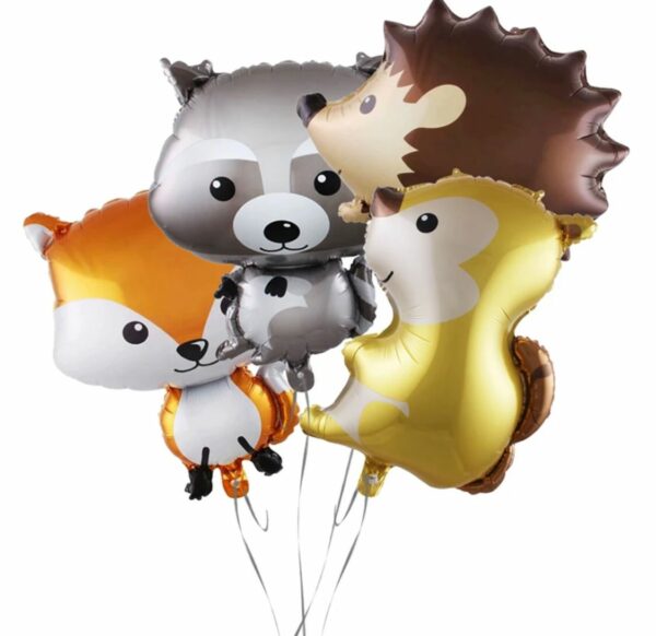 Globos Animales de Bosque  X10u ($0,45 c/u)