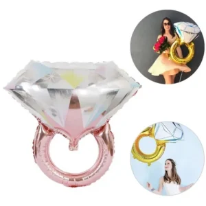 Globo de Anilllo Bodas Casamiento x10u 65x40cm ($0,40 c/u)