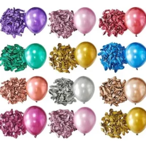 Globos cromados 12" x50u