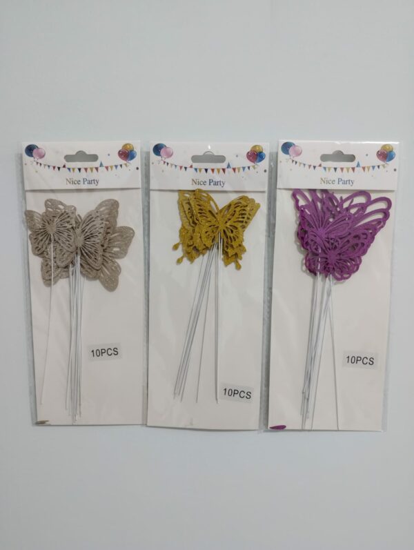 Topper Mariposas Gibre 10pcs x10u (0,70 c/u)