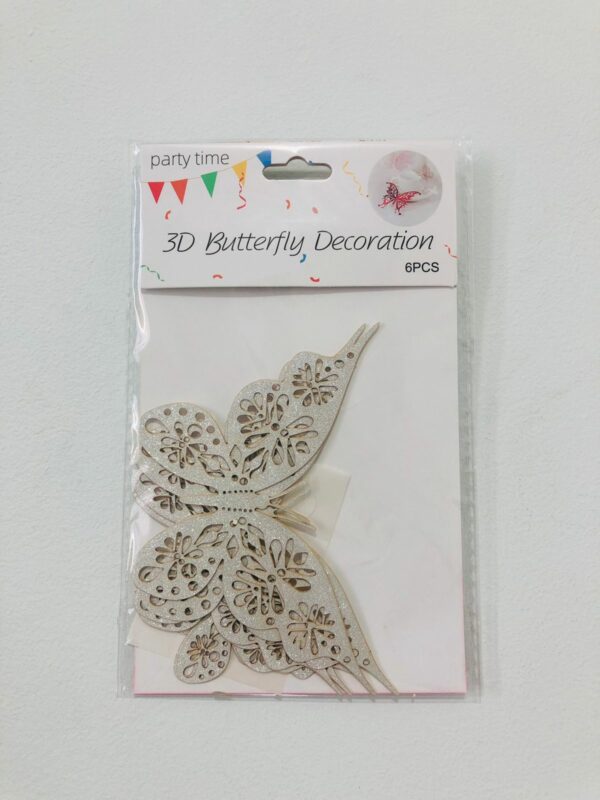 Mariposas con Brillo Gibre 3D 6pcs x12packs ($0,45 c/u) - Image 7