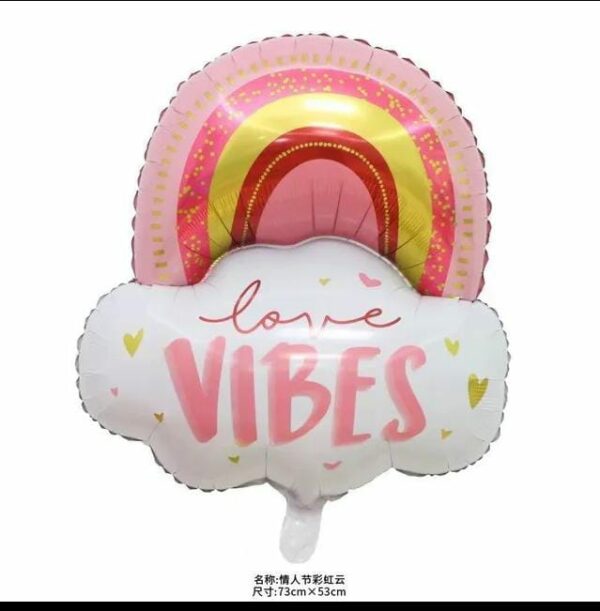 Globo figura "Love Vibes" x10u