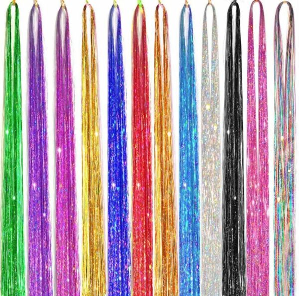 Tinsel extensiones para cabello x10U surtidos - Image 3