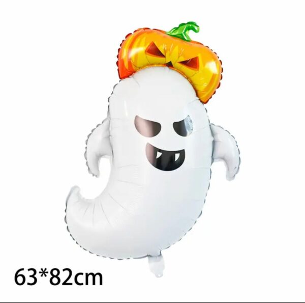 Globos figura Fantasma Halloween x10u