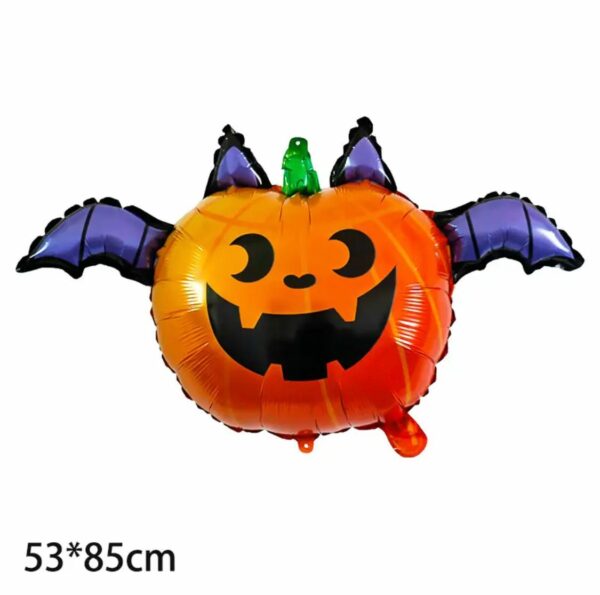 Globos Figura Halloween Calabazax con Alas 10u ($0,45 c/u)