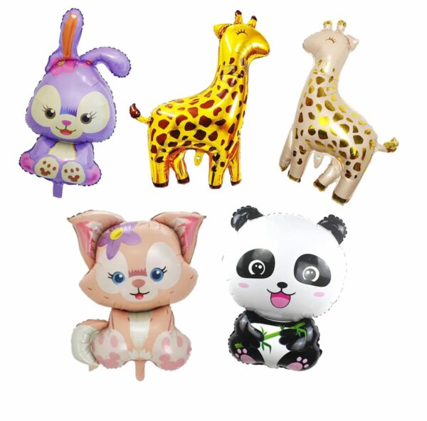 Globo figura mini animales 15" x50u