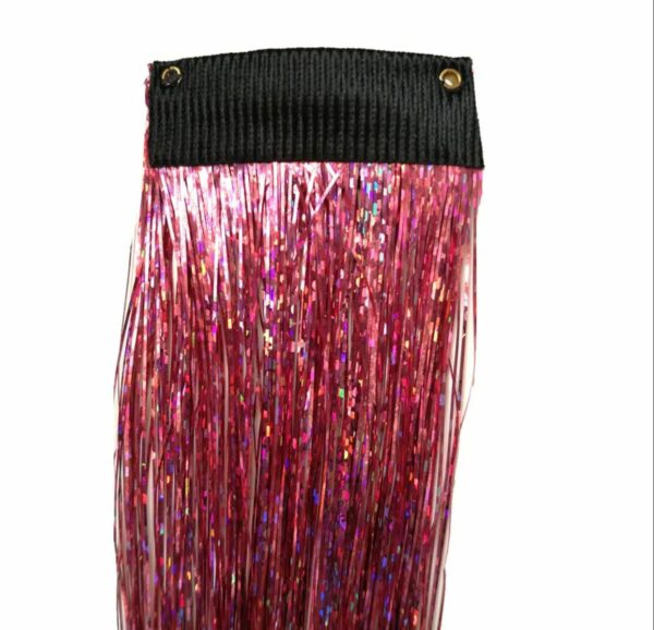 Tinsel extensiones para pelo con broche surtidos x10u - Image 4