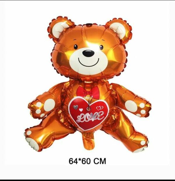 Globo figura oso 4D x10u