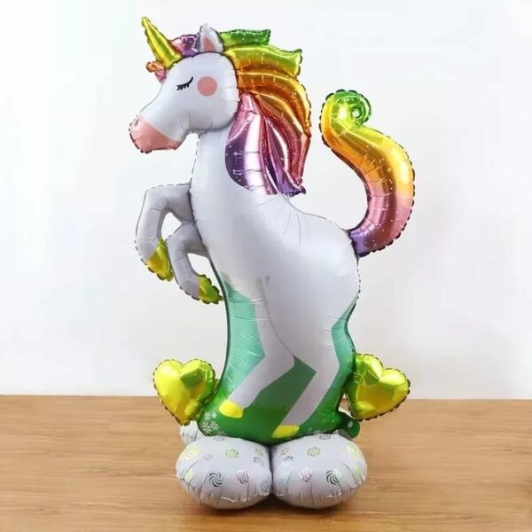 Globo figura unicornio gigante x5u (1,5 c/u)