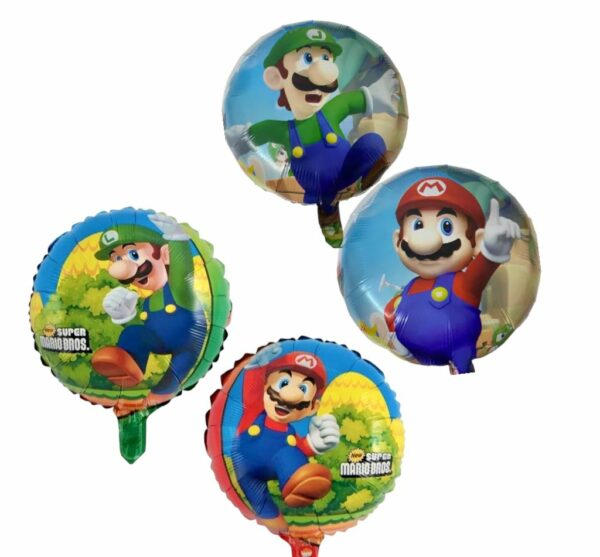 Globo redondo 18" Mario bros x50u