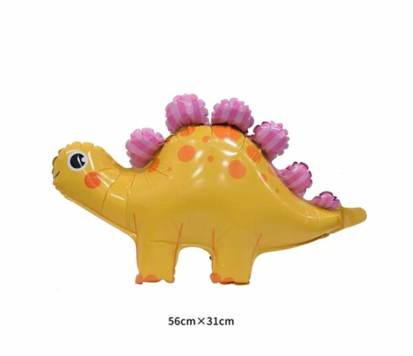 Globo figura dinosaurio con base x10u