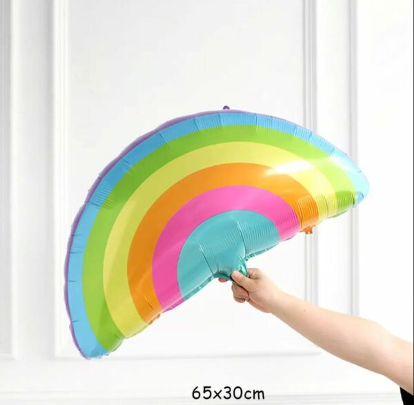 Globo figura arcoiris pastel x10u ($0,40 c/u)