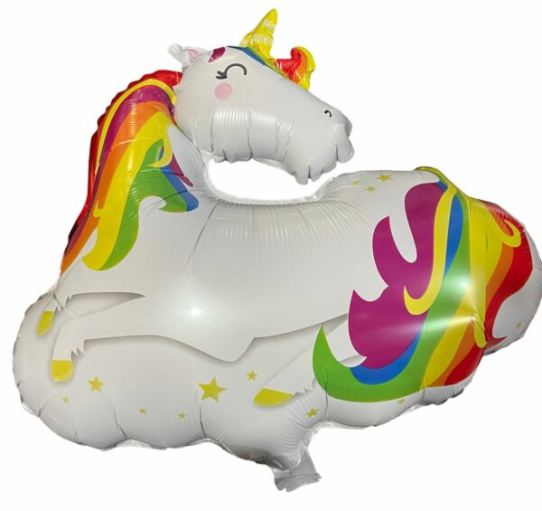 globo figura unicornio x10u