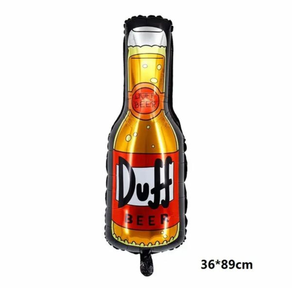 Globo figura Botella Duff x10u