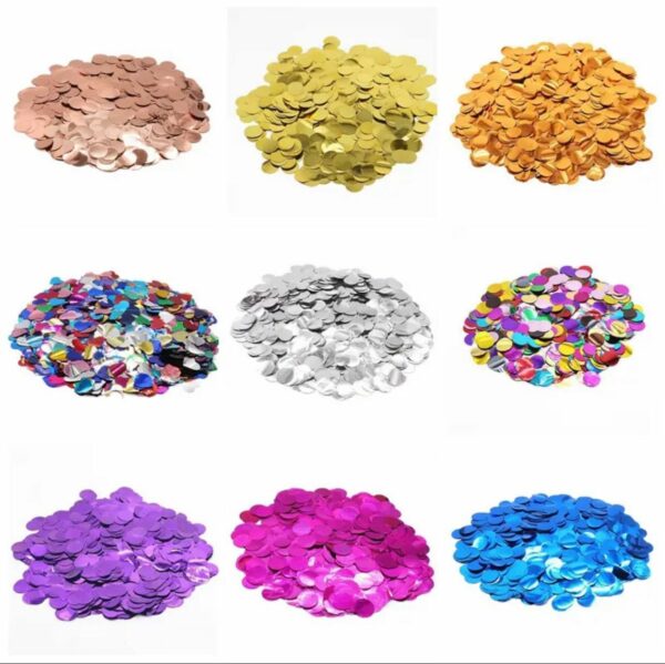 confetti para globo 30gramos paquete x10 bolsitas (Consultar Colores)