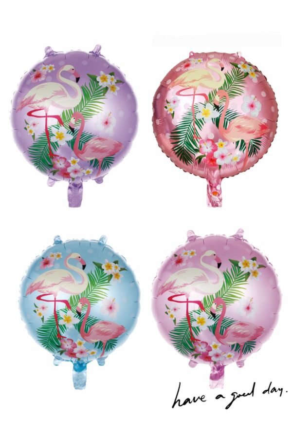 Globo Redondo Flamenco 18" x50u