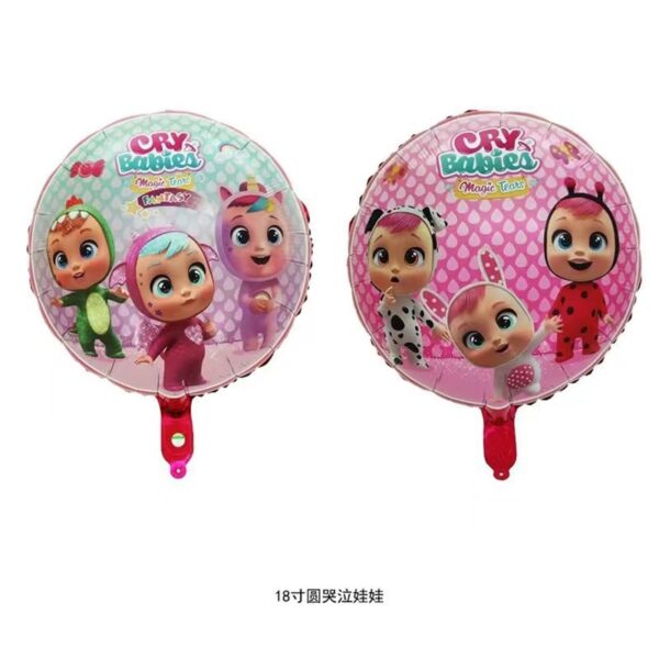 Globo Redondo Cry Babies 18" x50u