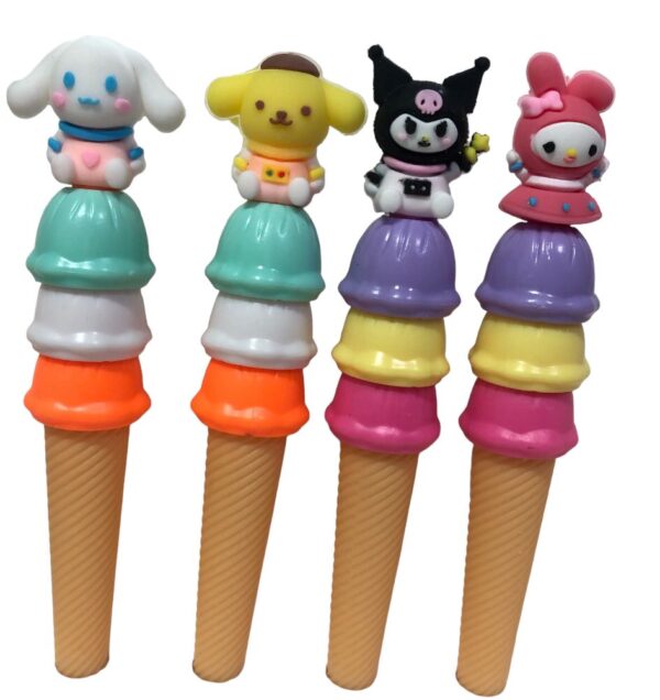 Lapiceras Cono Helados Sanrio Astronautas x6u Colores Surtidos