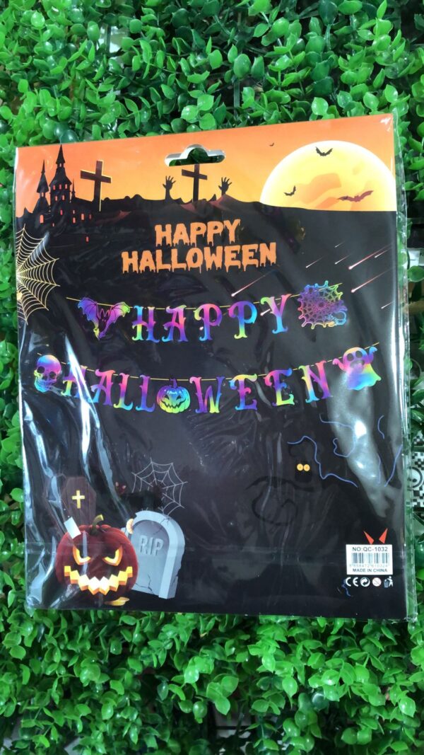 Guirnalda "Happy Halloween" x12u (2 c/u) - Image 3