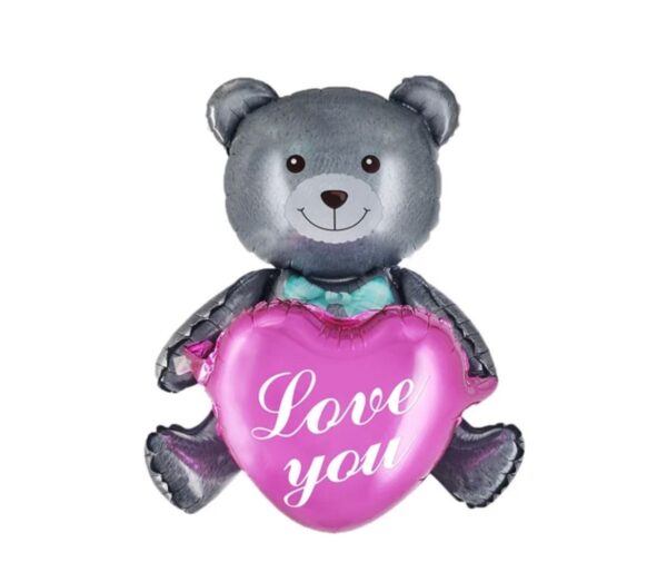 Globo Figura Oso Corazon Love You 4d x10u (0,70 c/u) - Image 3