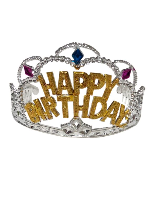 Corona De Plastico Happy birthday x12u - Image 3