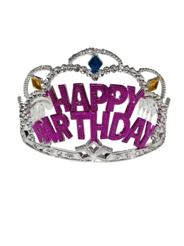 Corona De Plastico Happy birthday x12u - Image 4