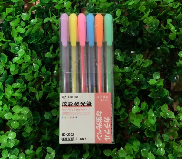 Bolígrafos Multicolor Pastel Pack X6u Cod JD-2202 Xu