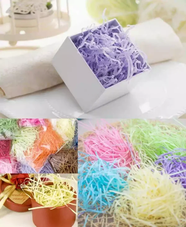 Viruta De Papel Para Rellenos De Regalos (Pastel) 100g