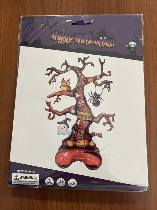 Globo Figura Árbol Halloween Con Base xU (Blister) - Image 3