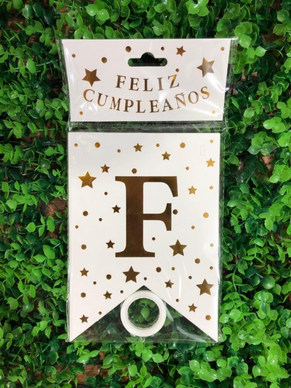 Banderín "Feliz Cumpleaños" Estrellas x12u ($0.75 c/u) - Image 7