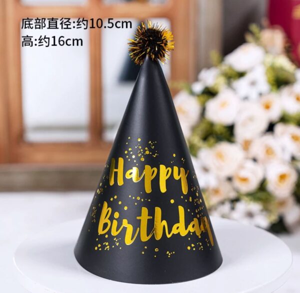 Gorro Bonete "HAPPY BRITHDAY" Liso xU - Image 8