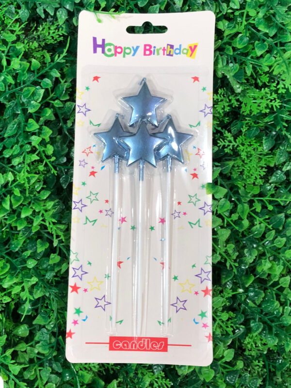 Velas Metalizada Forma De Estrella x10U ($0.90 c/u) - Image 3