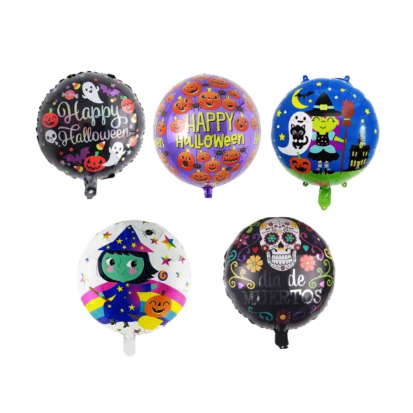 Globo Redondo Halloween 18" x50u (Consultar Modelos)