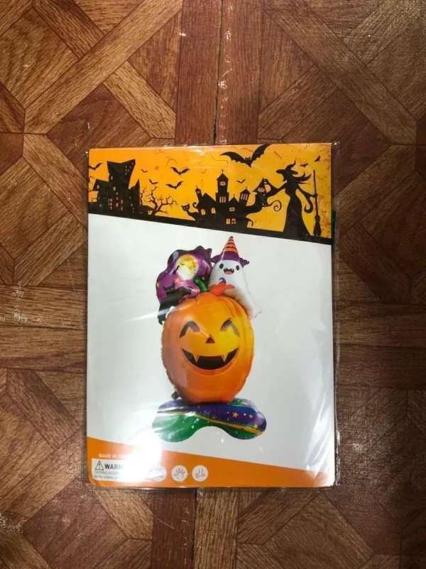 Globo Figura Calabaza Halloween Con Base 82*135cm (Blister) - Image 2