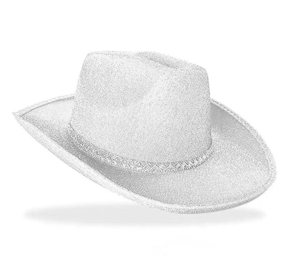 Sombrero De Vaquero Glitter C/ Franja De Strass Cod-0667 - Image 6