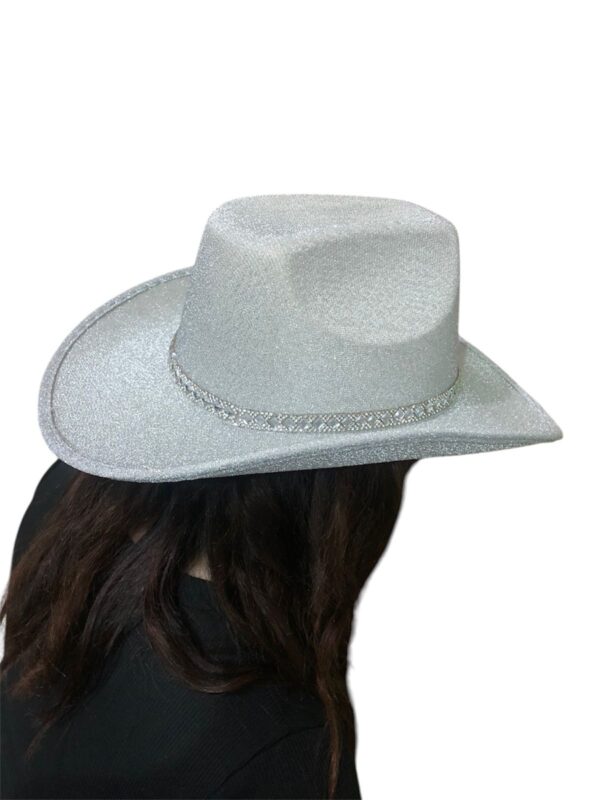 Sombrero De Vaquero Glitter C/ Franja De Strass Cod-0667 - Image 4