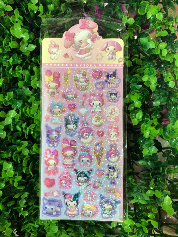 Planchas De Stikers Sanrio Holográfica Pack x20U - Image 4