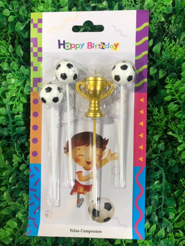 Velas Futbol Pack 4u