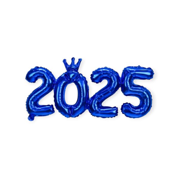 Globo Numero "2025" Con Corona Unido ($0,70 c/u) x10u - Image 11