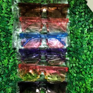 Lentes Degrade Estilo Pixel (Colores surtidos) x24U $0,75c/u