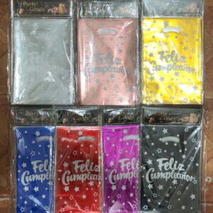 Bolsitas De Regalo "Feliz Cumpleaños" 25x17cm Pack x120U Cod-269