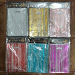 Bolsitas De Regalo Metalizada Rallas 25x17cm Pack x120U Cod-270