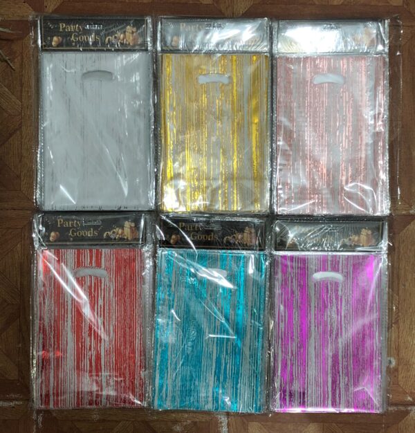Bolsitas De Regalo Metalizada Rallas 25x17cm Pack x120U Cod-270