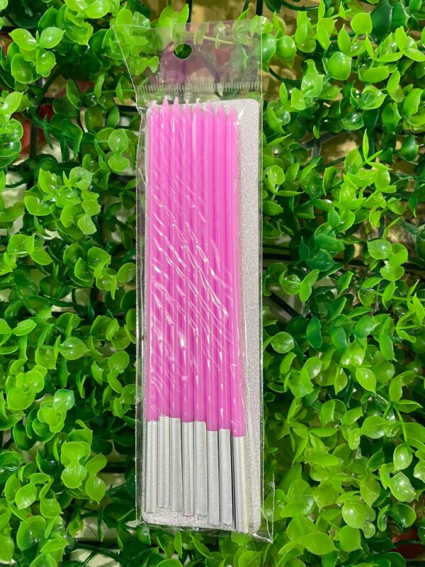 Velas lisas pastel pack 8pcs x10U ($0,25 c/u) - Image 5