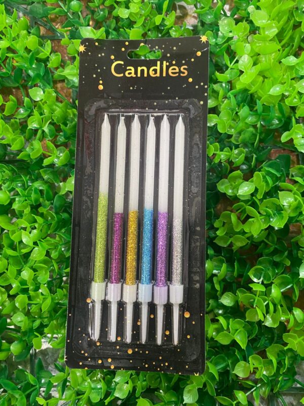 Velas Glitter Degrade 6Pcs x10 Packs ($0,50 c/u) - Image 9