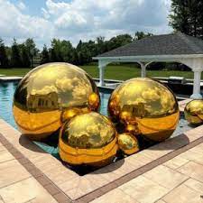 Shiny Balls Dorada 0,8 Mts xU