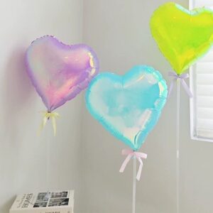 Corazón Iridiscente 5 Puntas 19" x25u