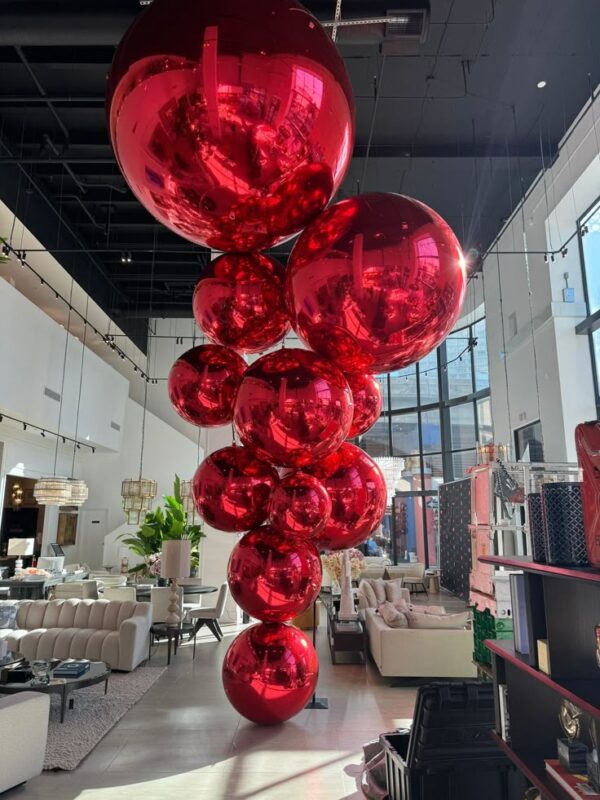 Shiny Balls Rojo 1Mts xU